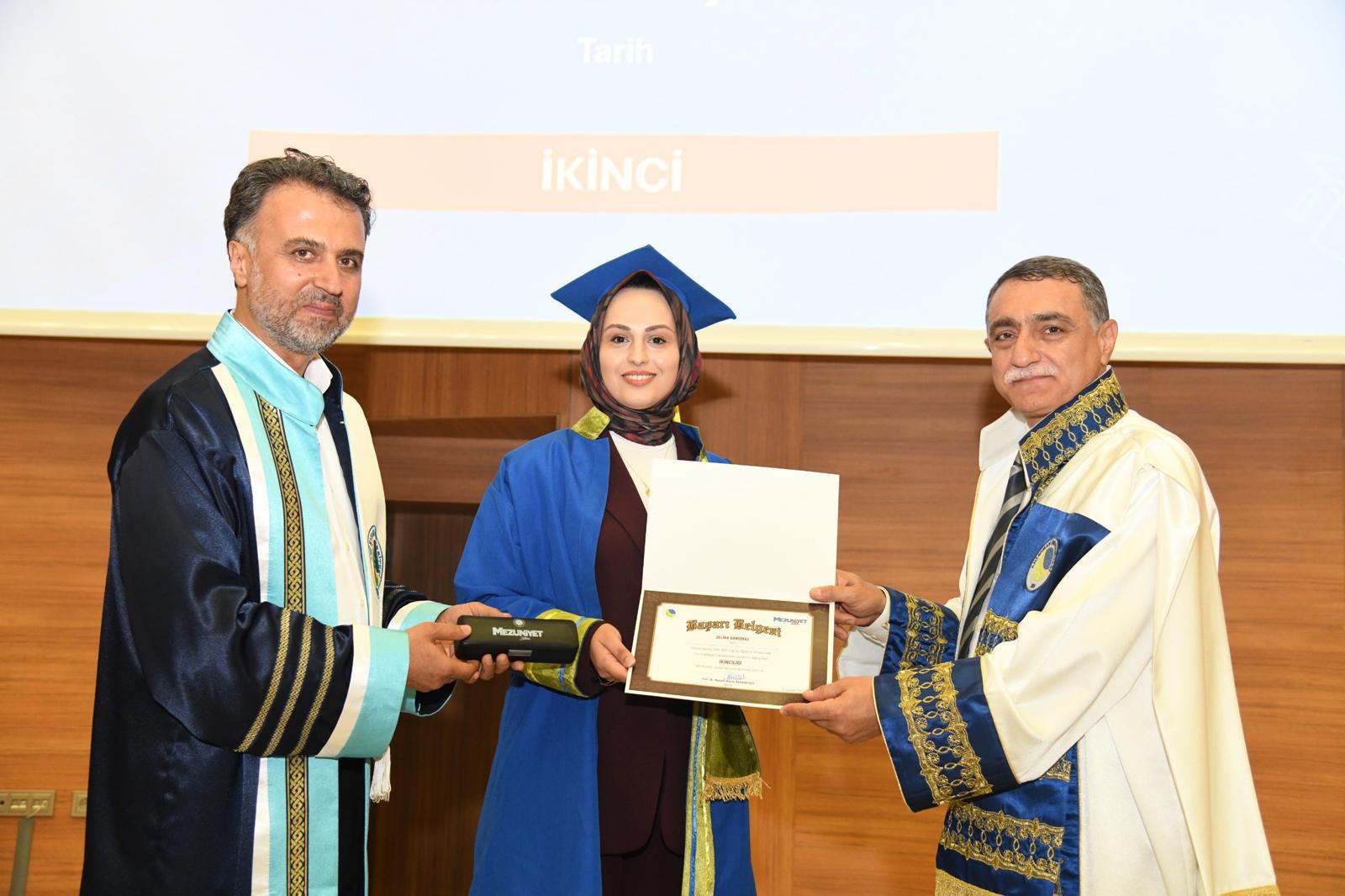 Öğrencimiz Zeliha Danışmaz, Fakülte İkinciliği ve Bölüm Birinciliği ile Gururlandırdı